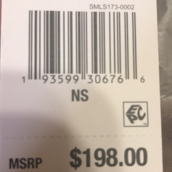 ๐NWT FIRM Michael Kors Large Canvas Tote w/ Black Leather Trim & Handles - Picture 8 of 8